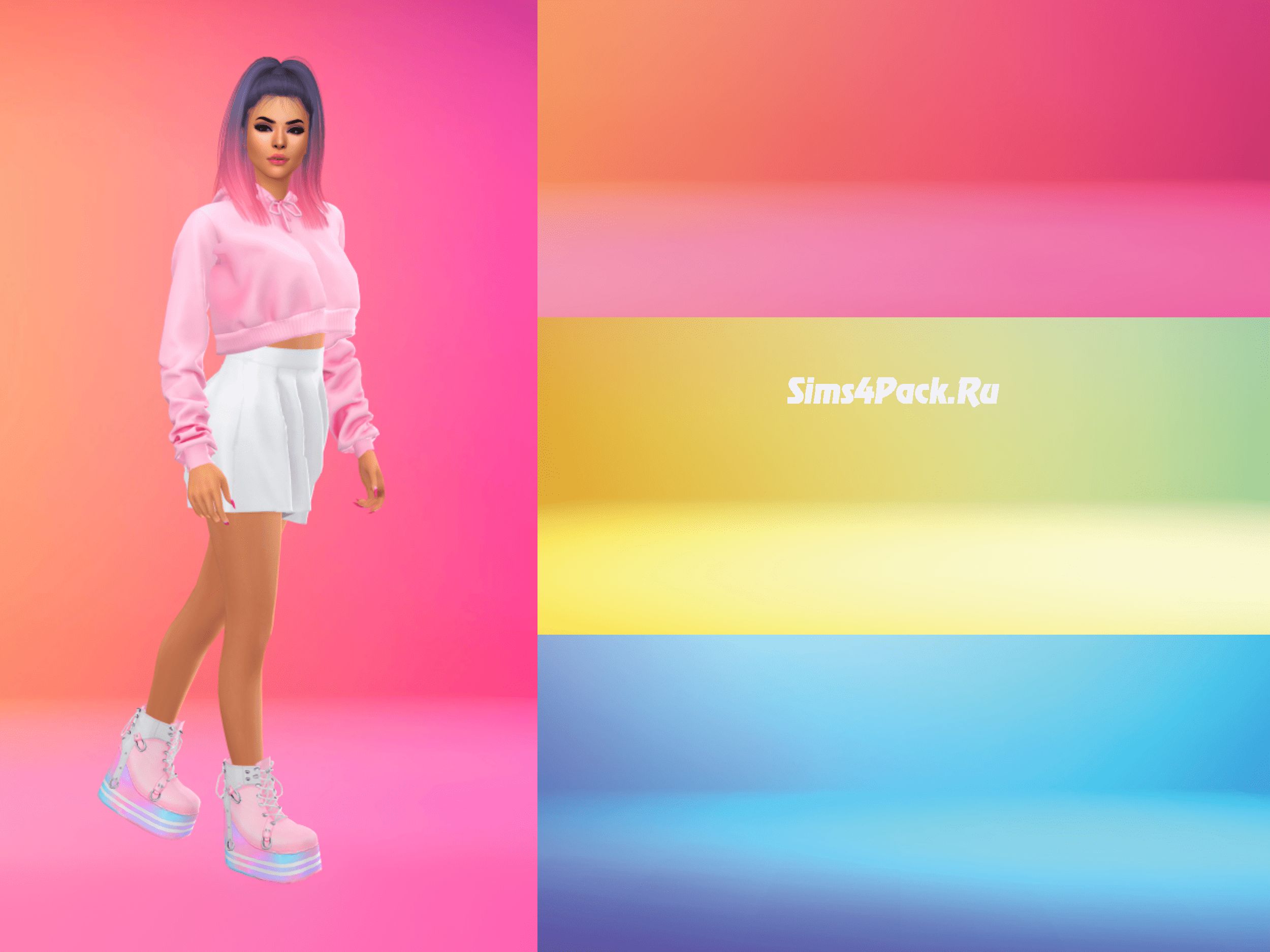Фоны для CAS "Colorful Gradient Studio"
