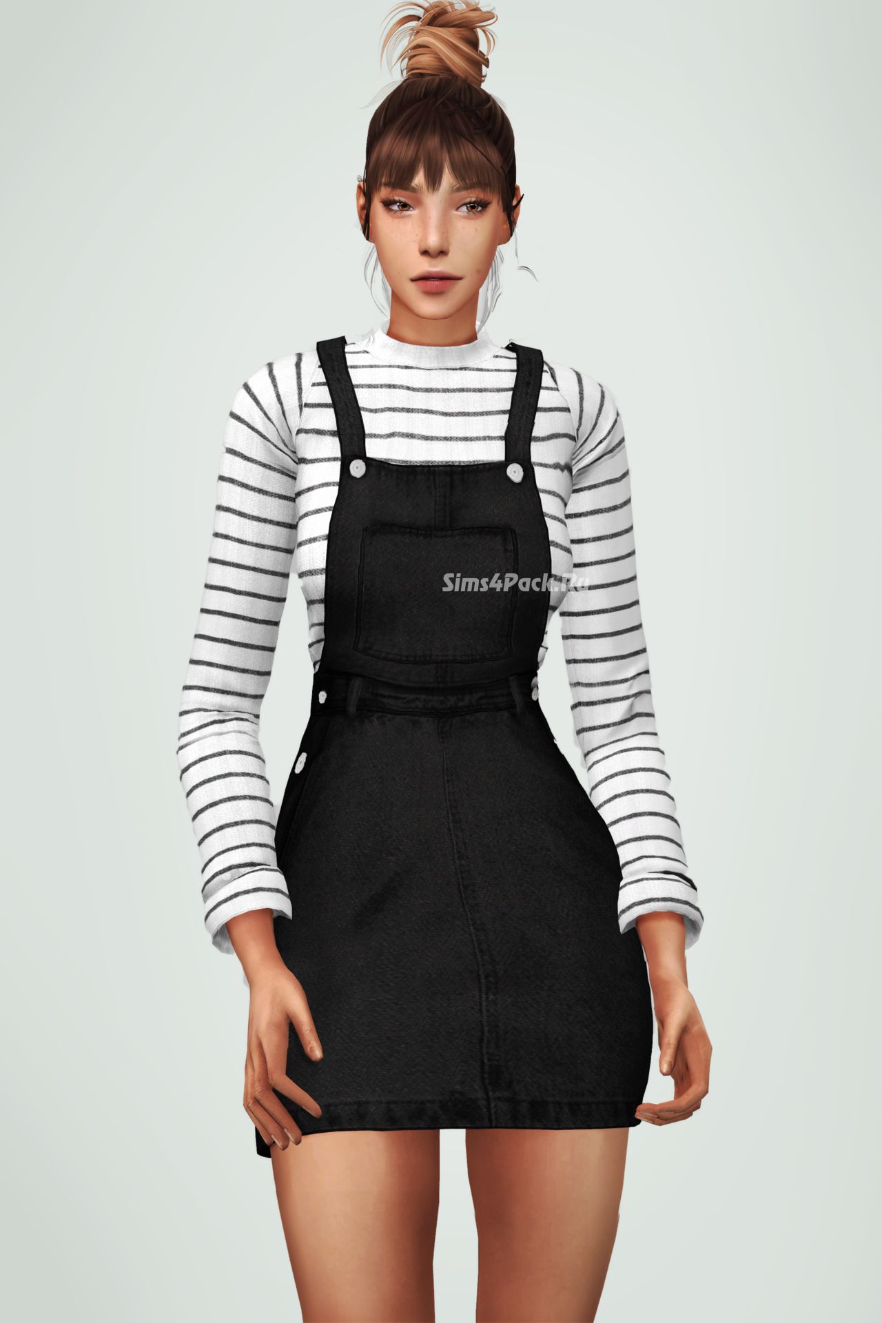 Сарафан и свитер "Sweater overall dress"