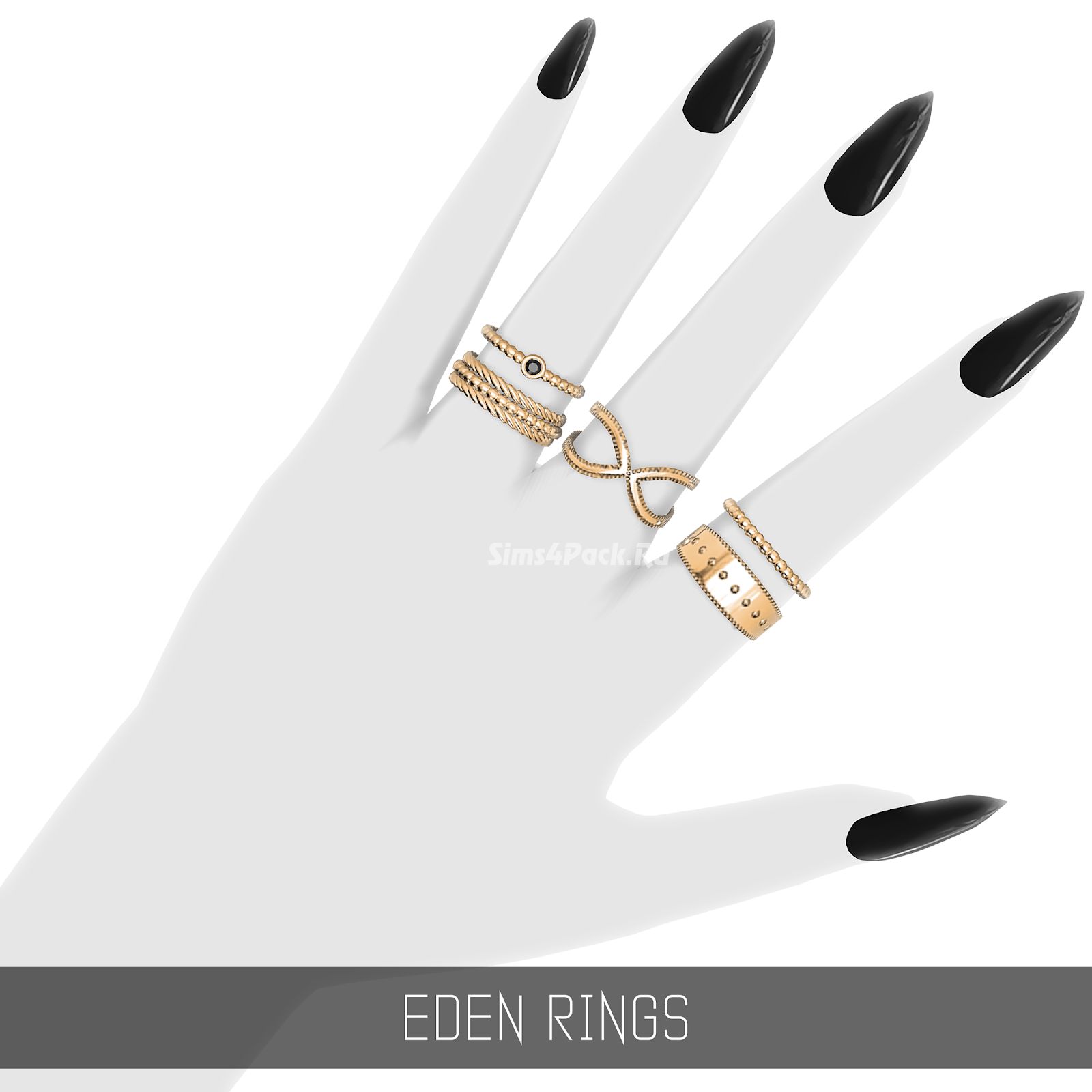 Комплект колец "EDEN RINGS"