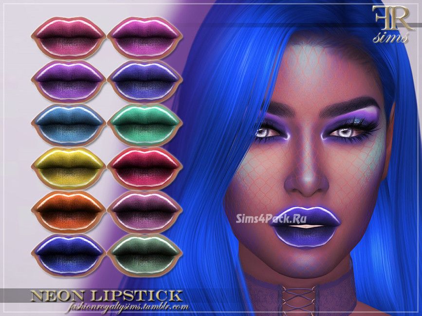 Макияж губ "FRS Neon Lipstick"