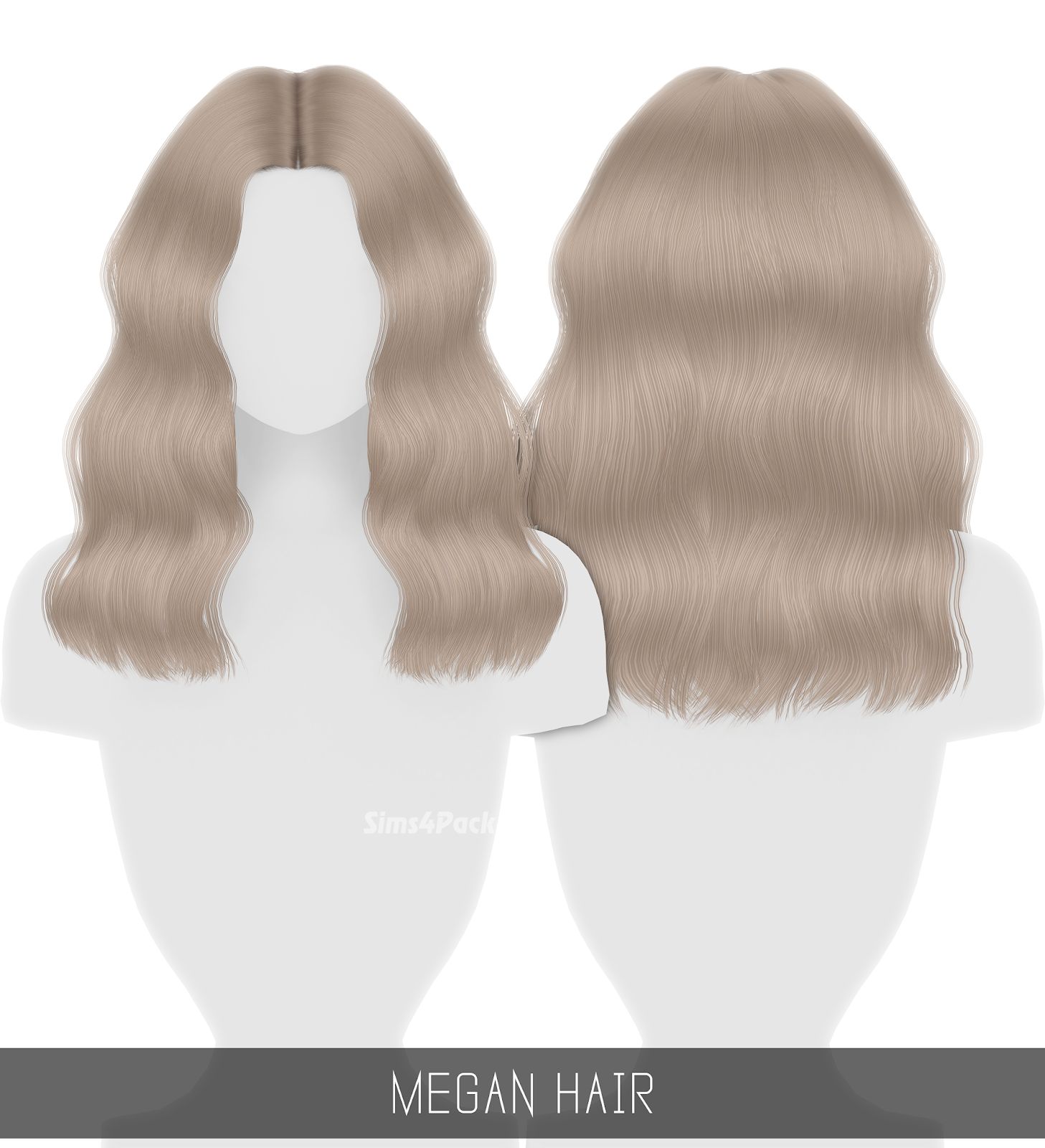 Прическа для женщин, девочек и малышек "MEGAN HAIR"