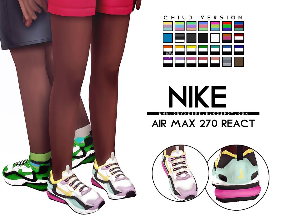 Детские кроссовки "NIKE AIR MAX 270 REACT"