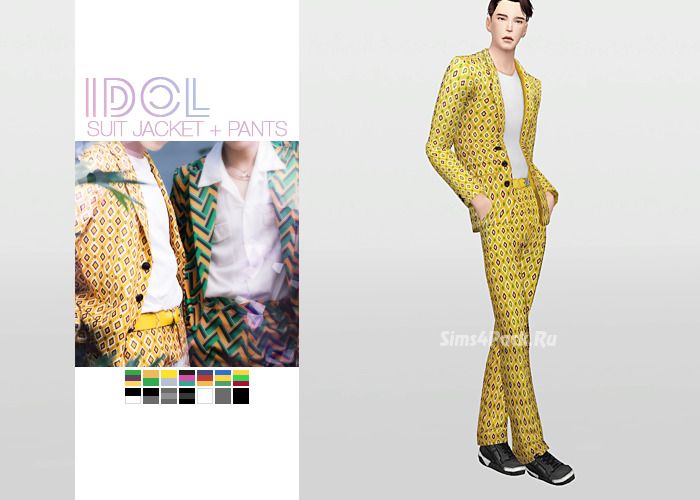 Мужской костюм "IDOL Suit Jacket + Pants"