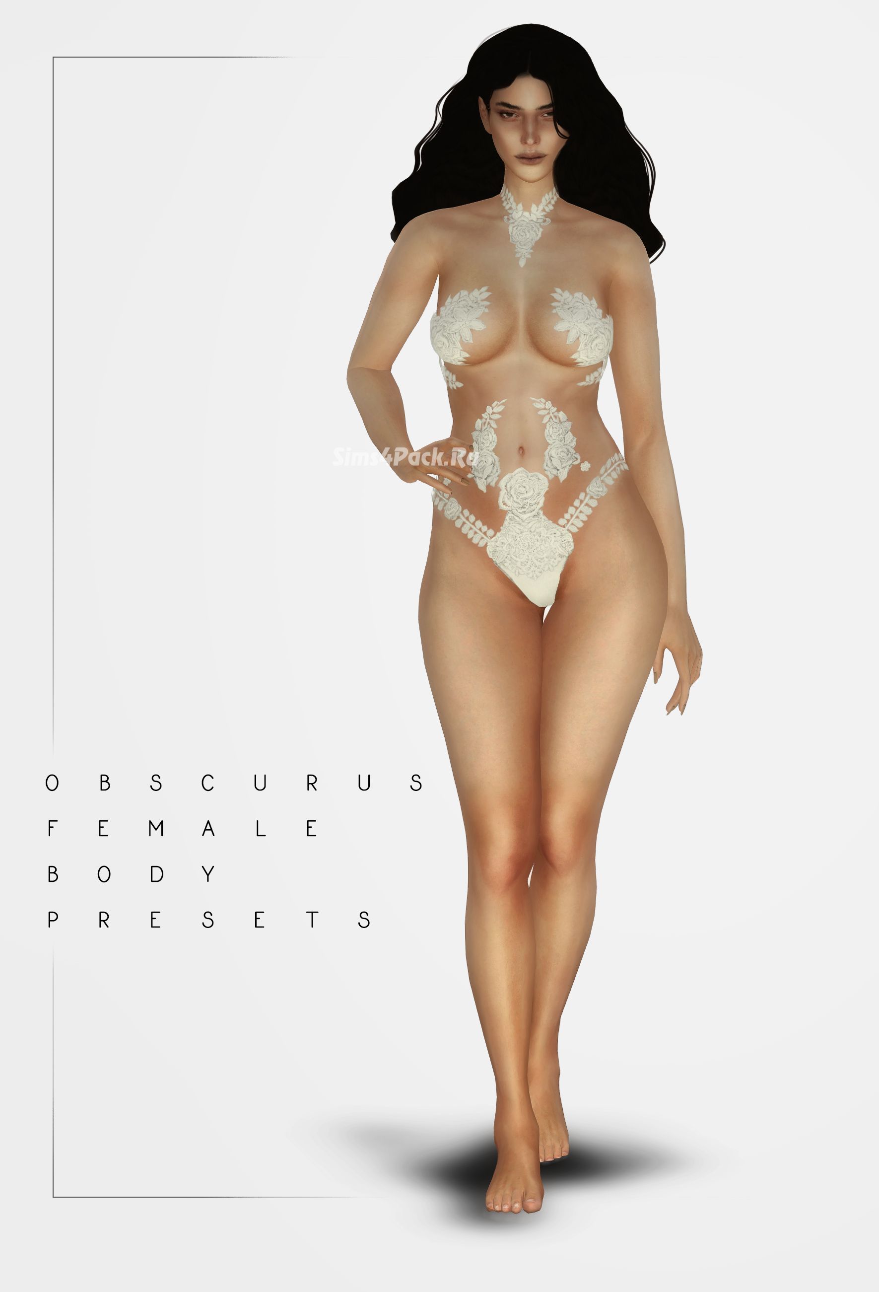 Набор пресетов для тела "5 FEMALE BODY PRESETS"