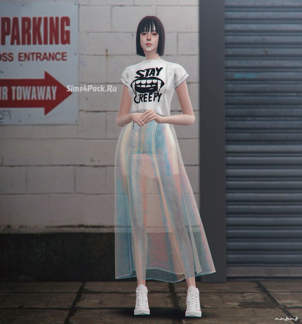Юбка "Seoul city lights skirt"