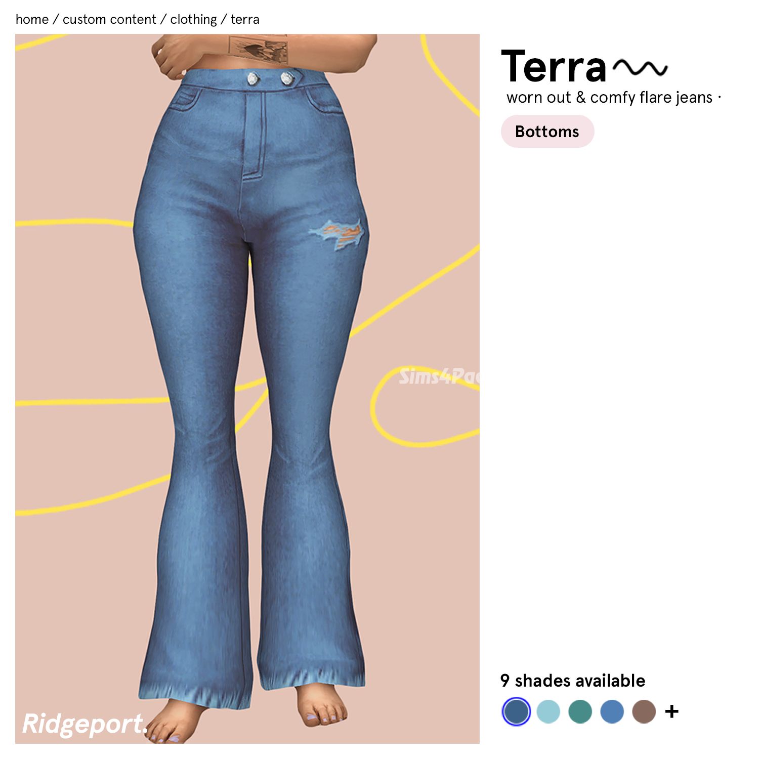 Джинсы "Terra Flare Jeans"