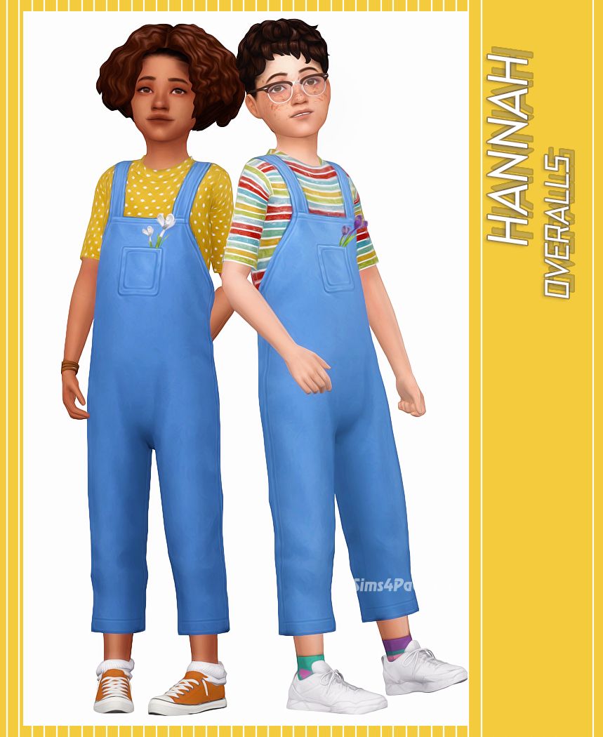 Комбинезон и футболка "HANNAH OVERALLS"