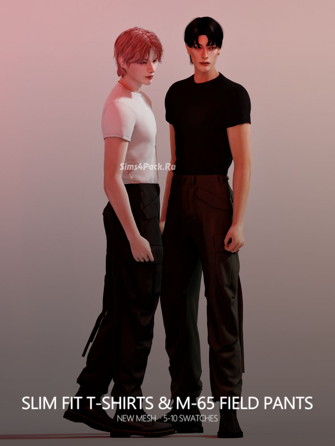 Футболка и штаны "Slim Fit T-Shirts M-65 Field Pants"