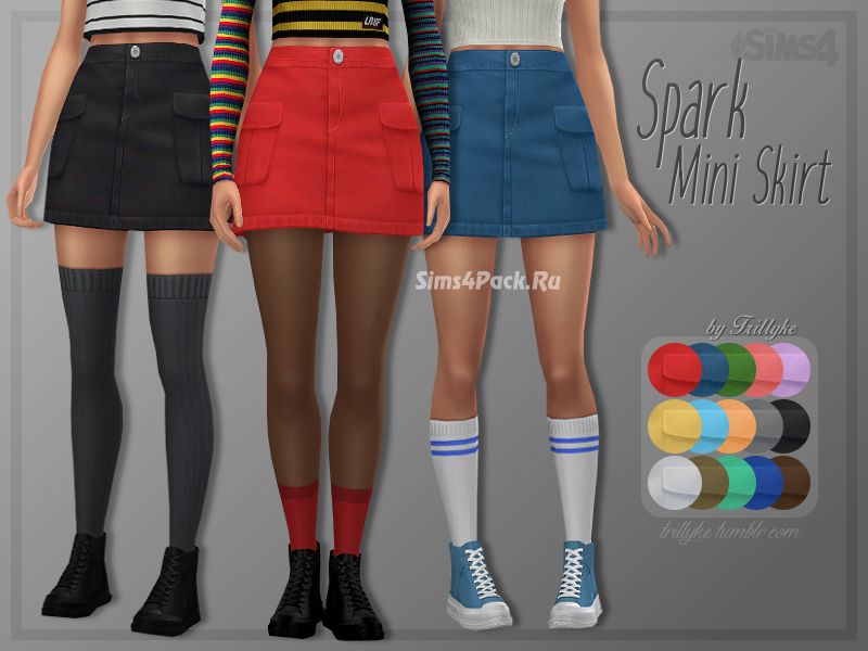 Юбка "SPARK MINI SKIRT"