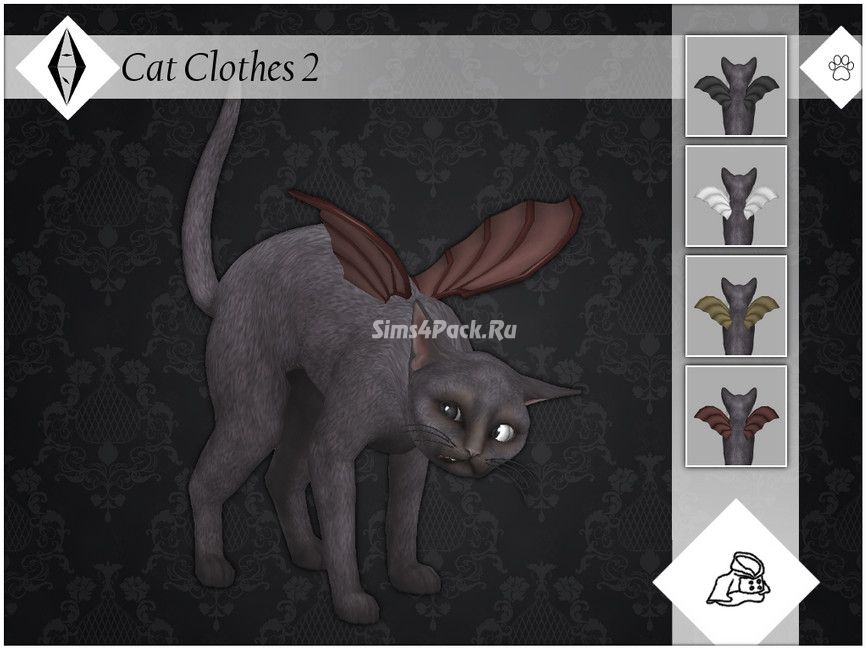 Крылья летучей мыши для кошек "Cat Clothes 2"