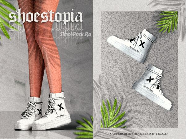 Женские ботинки "undead memories shoes"