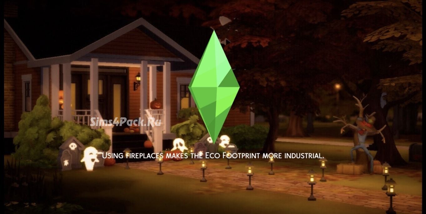Фон для экрана загрузки "Halloween Suburban Loading Screen"