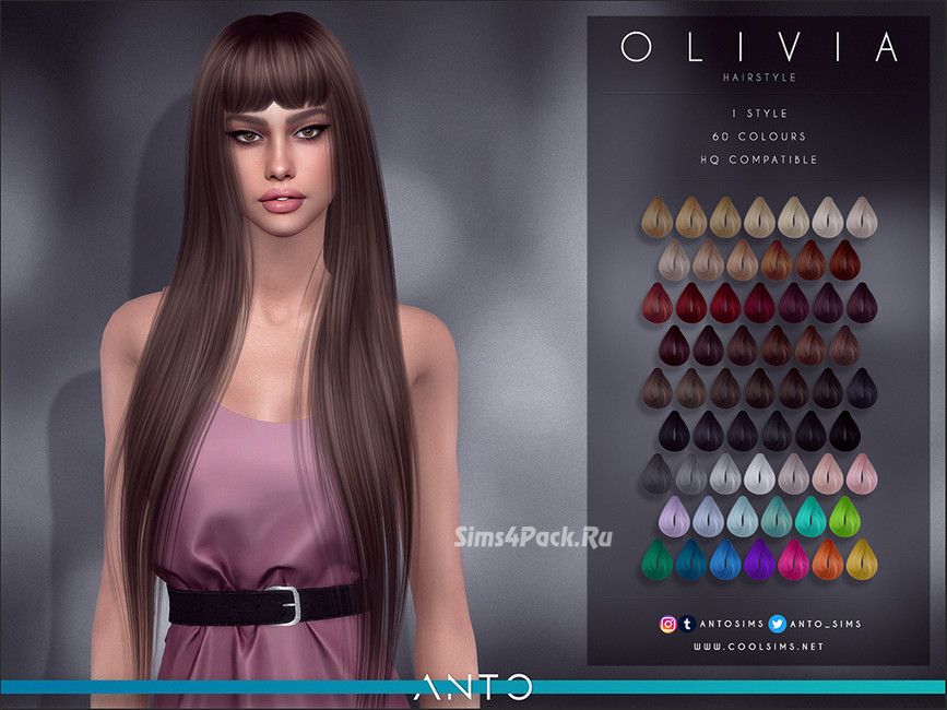 Женская прическа "Olivia Anto"