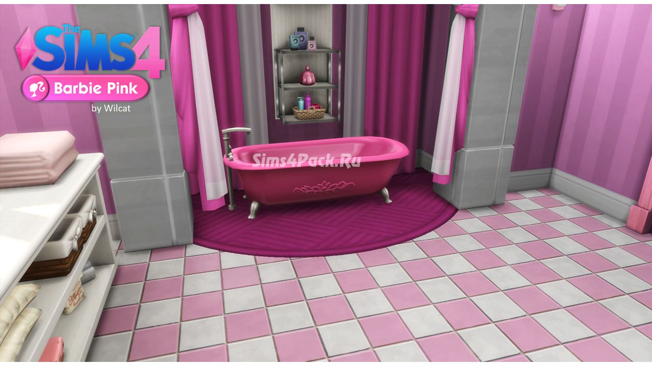 Ванная Барби "Barbie Dreamhouse Bathroom"
