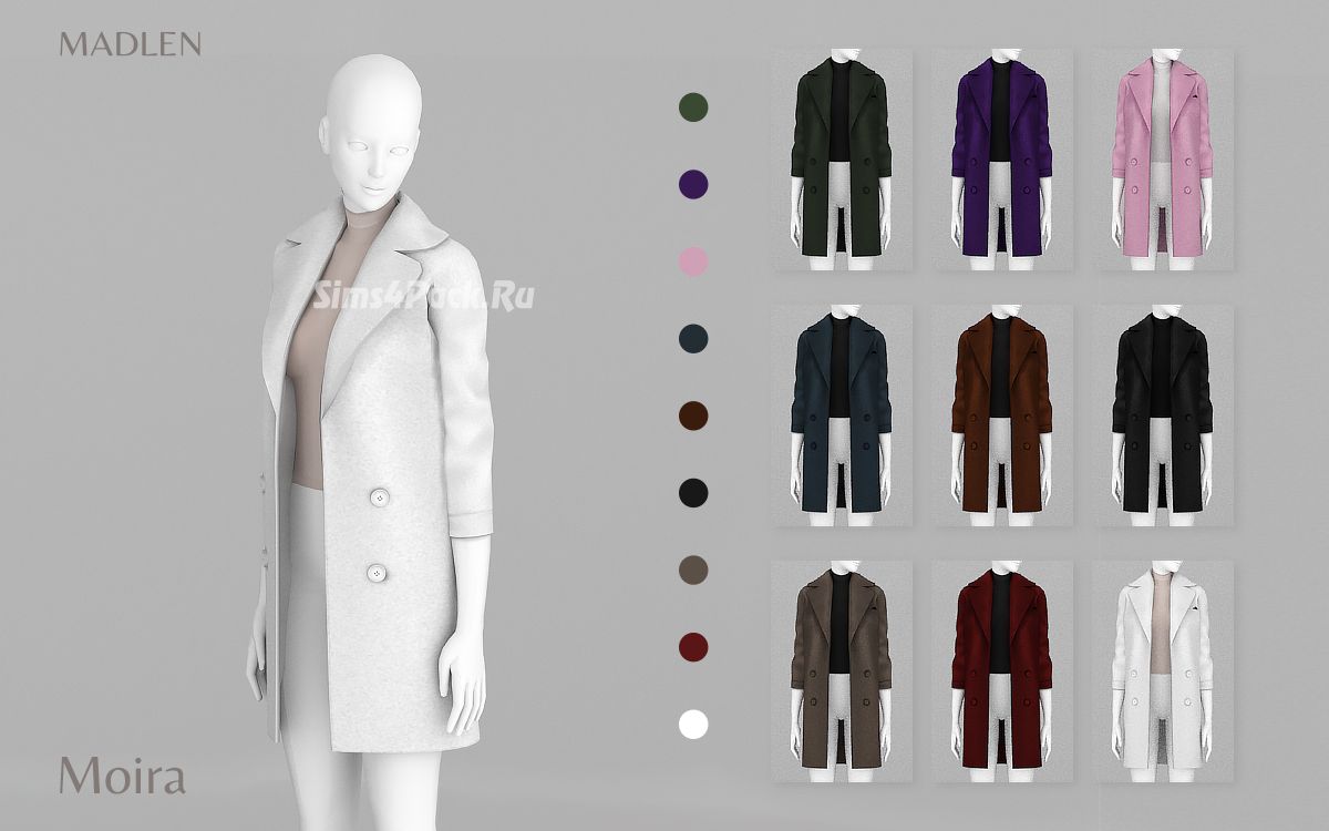 Пальто и водолазка "Moira Coat"