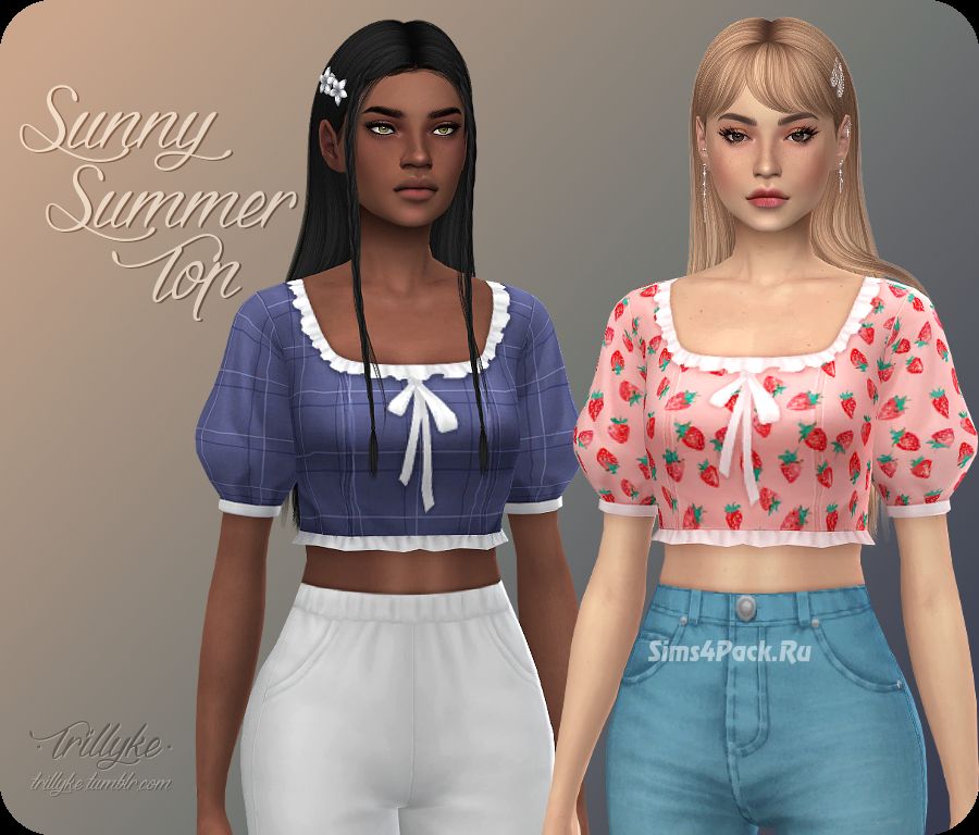 Топ "SUNNY SUMMER TOP"
