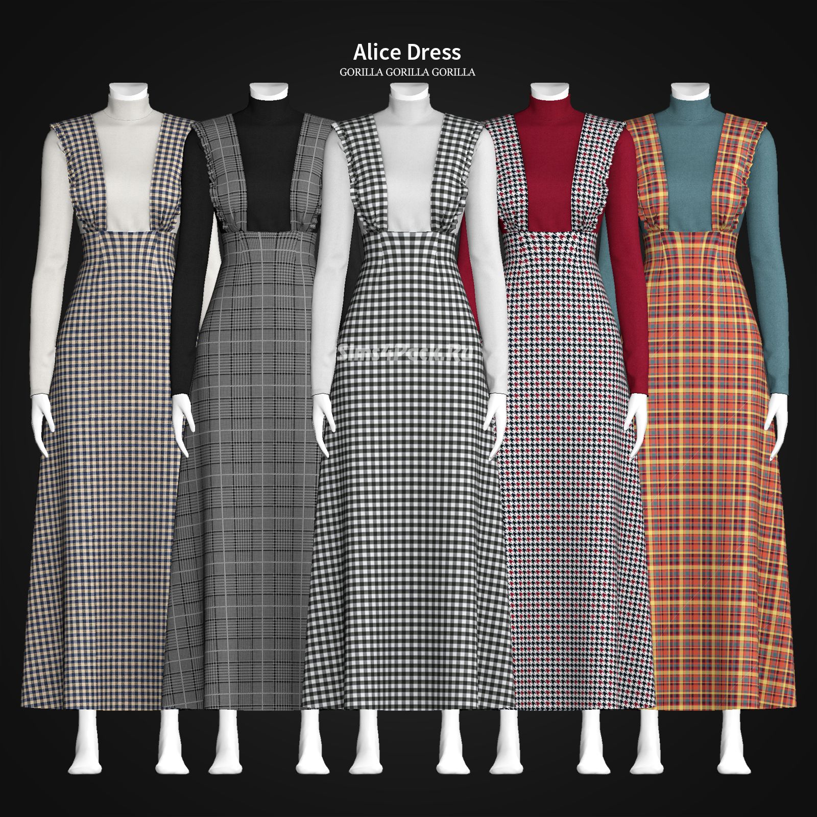 Водолазка и сарафан "Alice Dress"