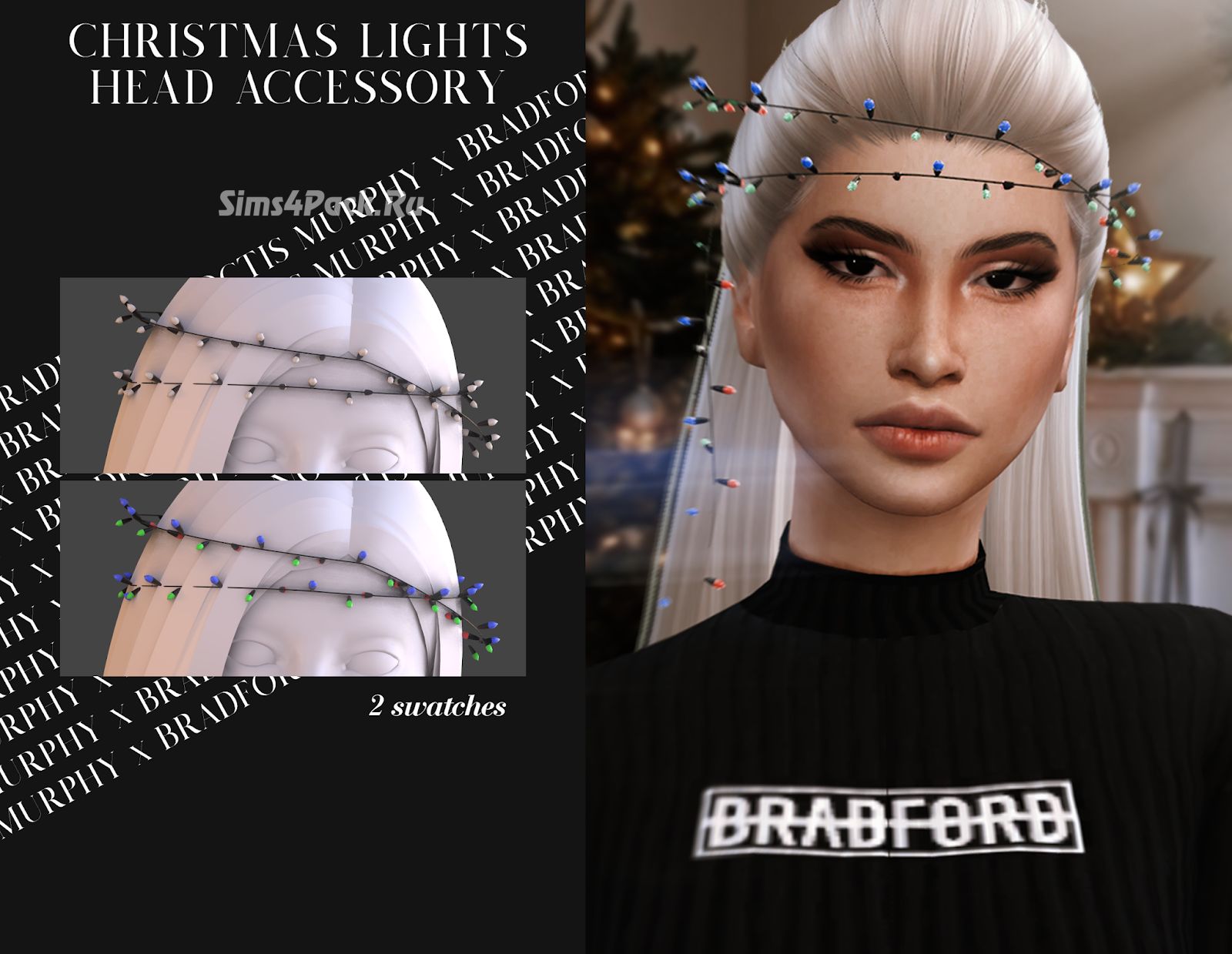 Гирлянда для головы "Christmas Lights Head Accessory"