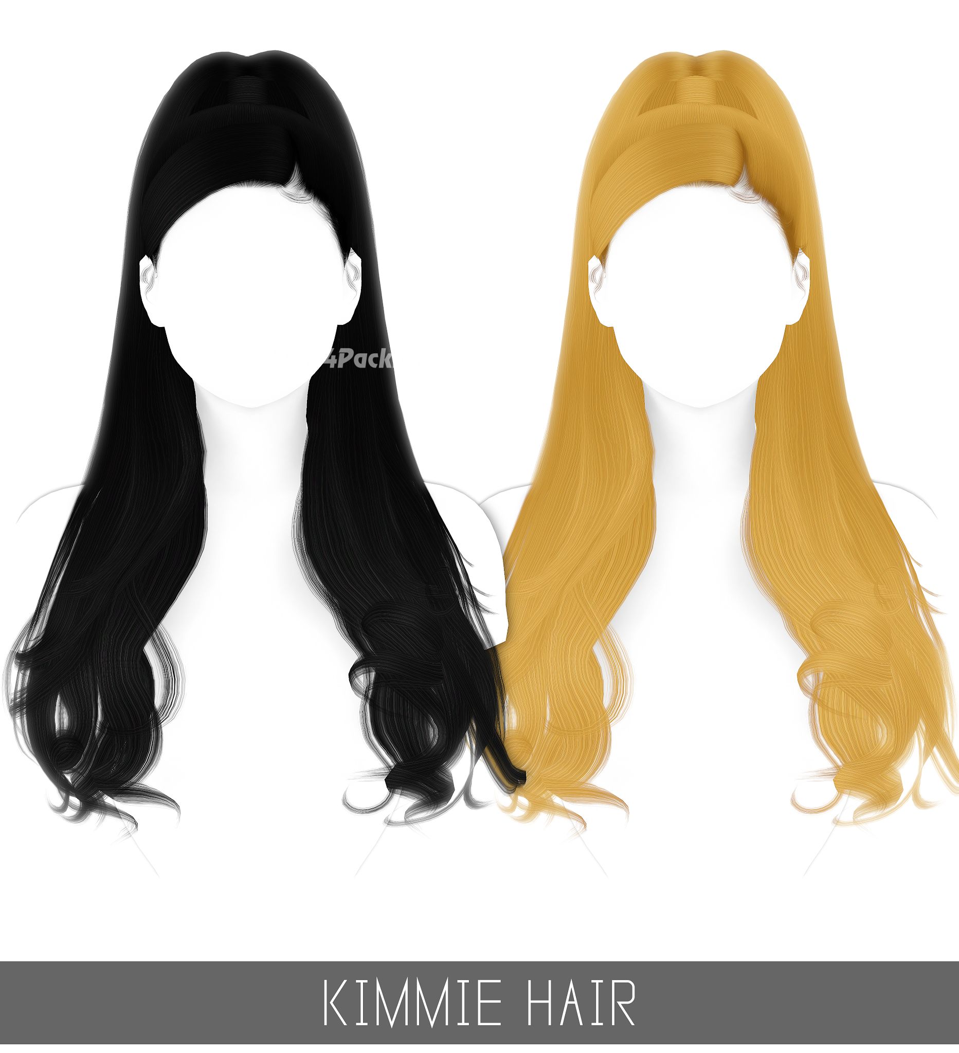 Прическа для женщин, девочек и малышек "KIMMIE HAIR"