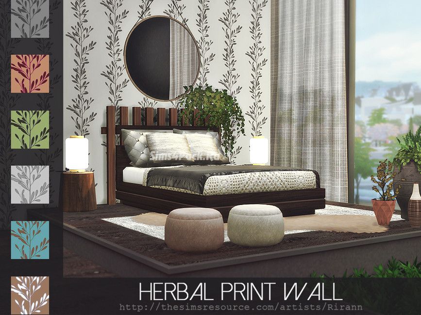 Обои "Herbal Print Wall"