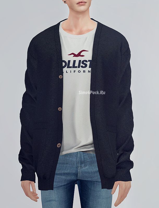 Кардиган и футболка "KK Cardigan 02"