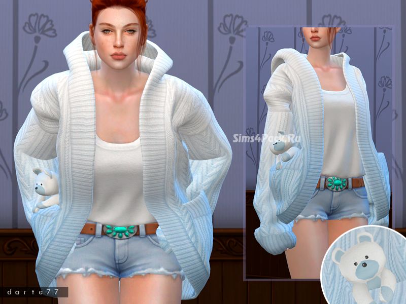 Кардиган и майка "Slouchy Knit Cardigan"
