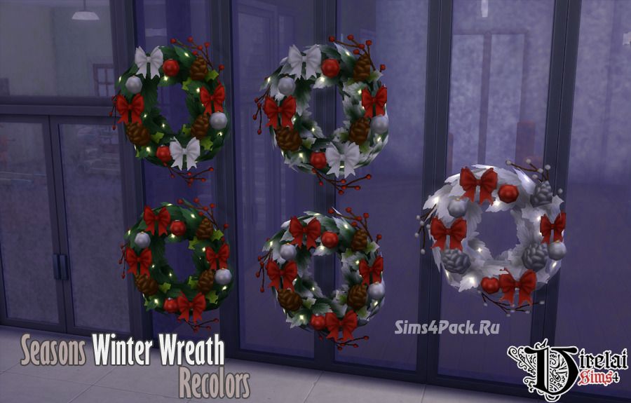 Новогодний венок "Seasons Winter Wreath Recolors"