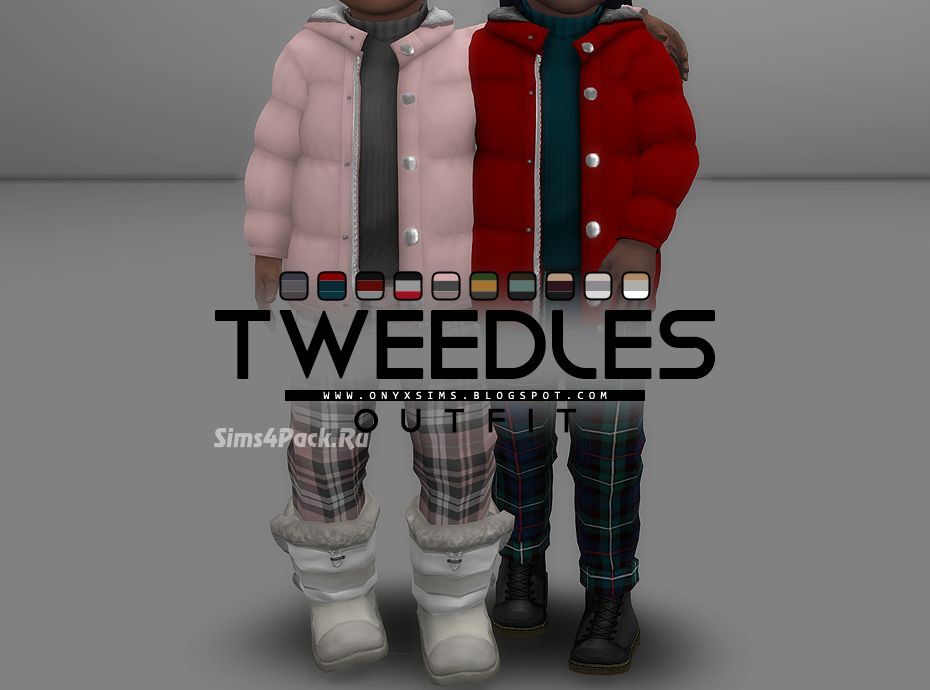 Куртка, свитер и штаны "TWEEDLES OUTFIT"