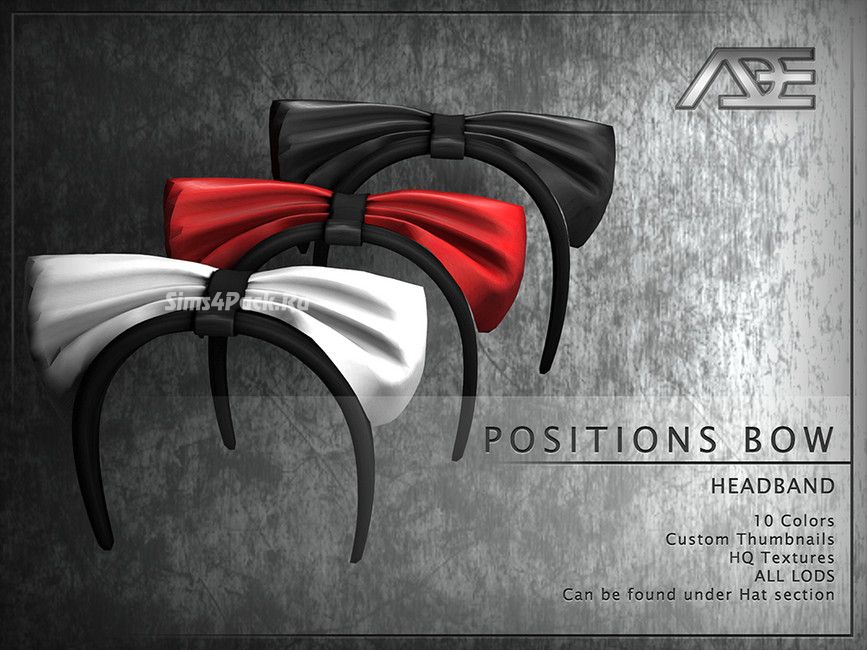 Ободок "Positions Bow"