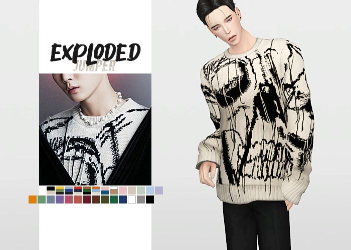Мужской джемпер "Exploded Jumper"