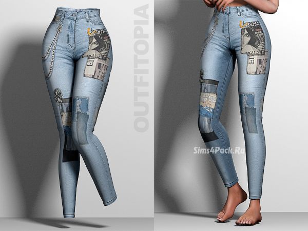 Женские джинсы "secrets denim pants"
