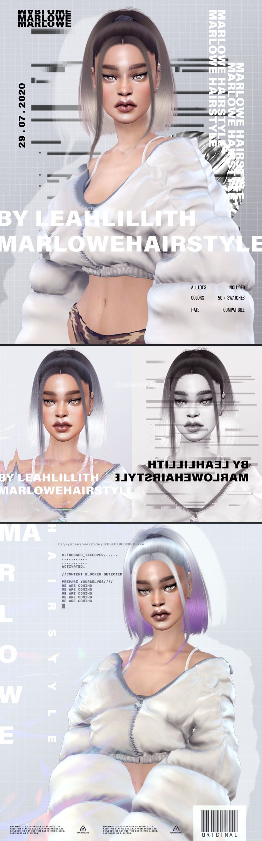 Прическа "Marlowe Hairstyle"