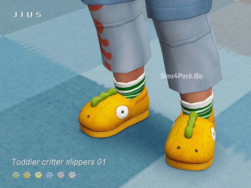 Тапочки для малышей "Toddler critter slippers 01"
