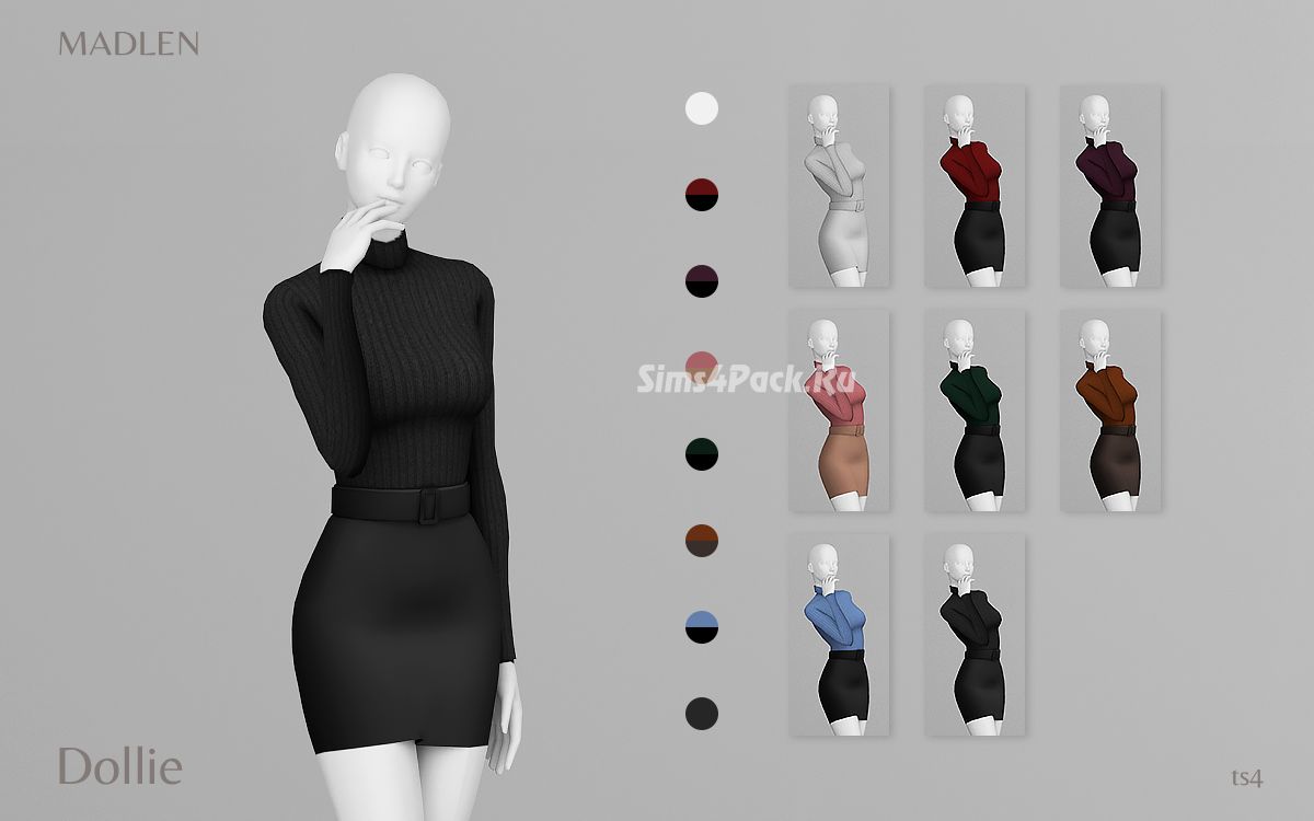 Водолазка и юбка "Dollie Outfit"