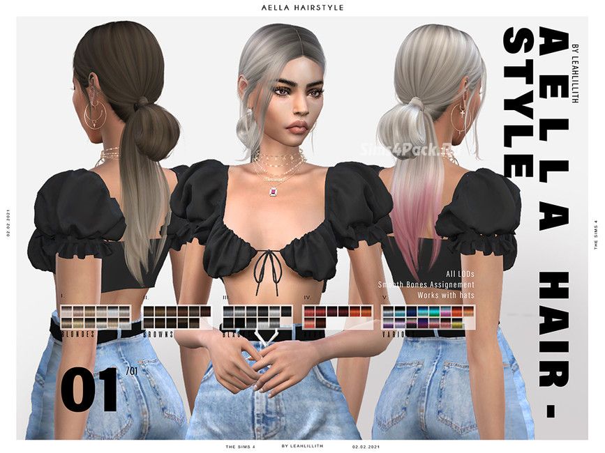 Женская прическа "Aella Hairstyle"