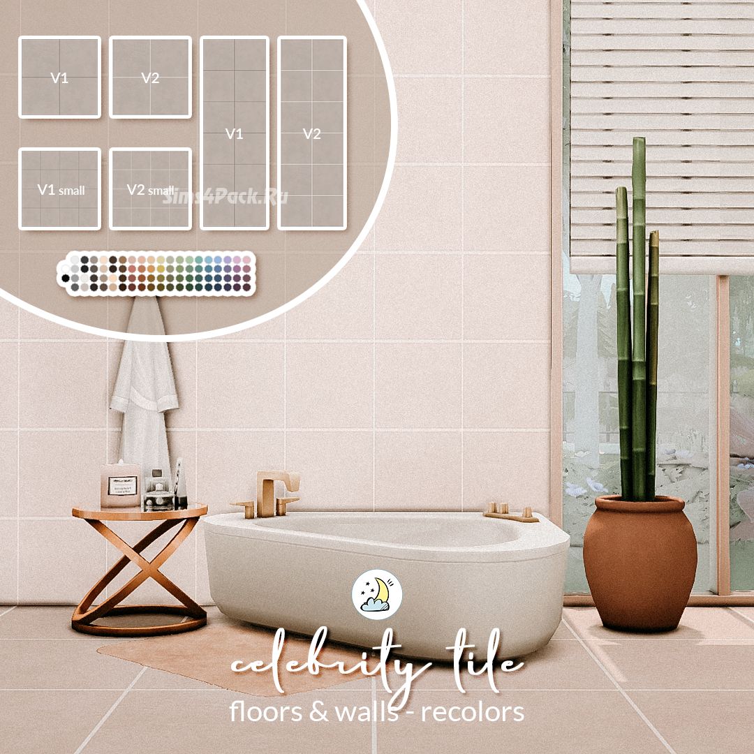 Плитка для стен и пола "Celebrity Tile"