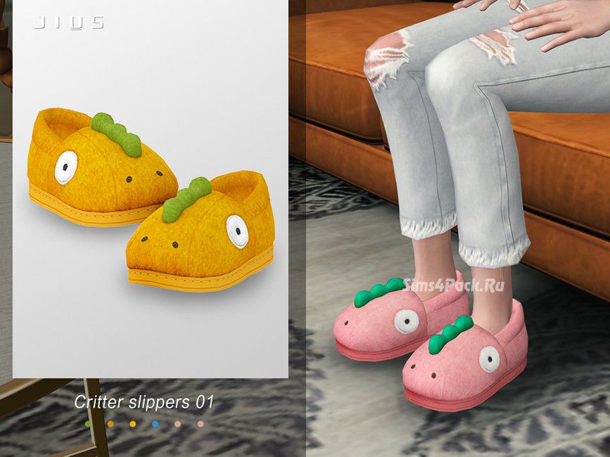 Женские тапочки "Critter slippers 01"