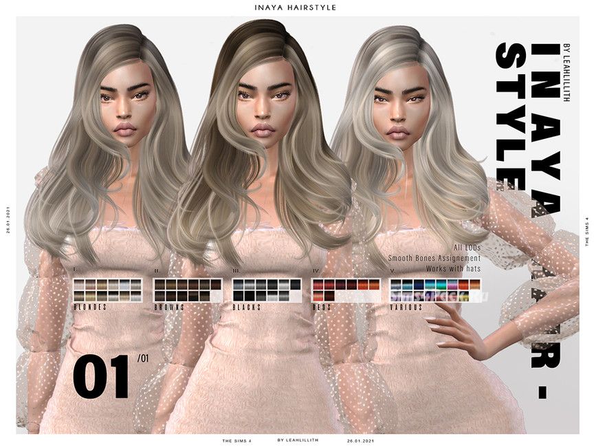 Женская прическа "Inaya Hairstyle"