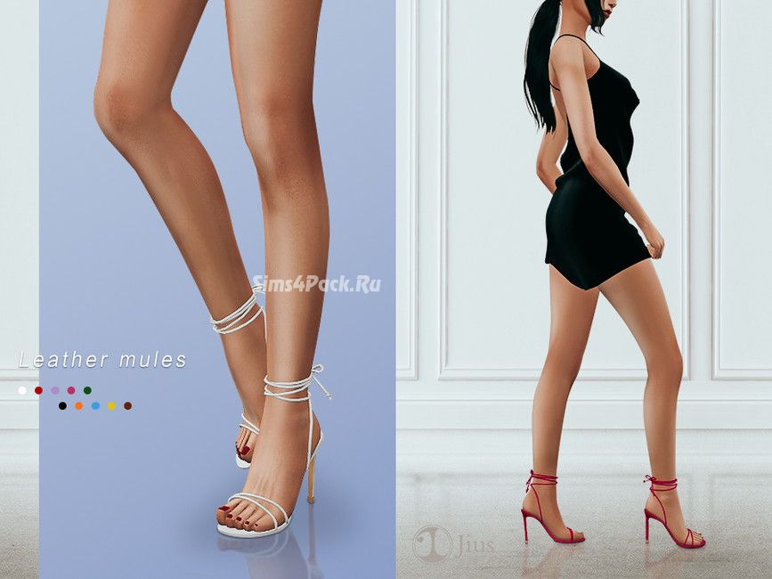 Босоножки "Leather sandals 01"
