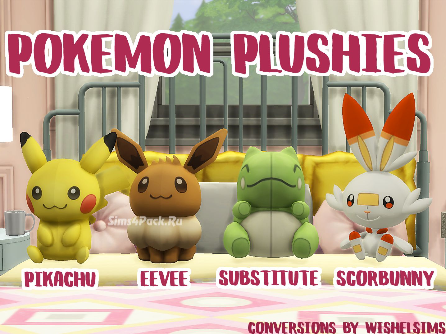 Игрушки для детской "Pokemon Plushies"