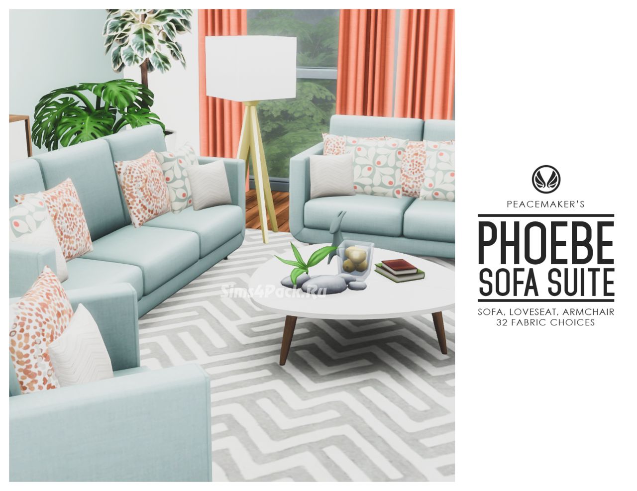 Набор мебели для гостиной "Phoebe Sofa Suite"
