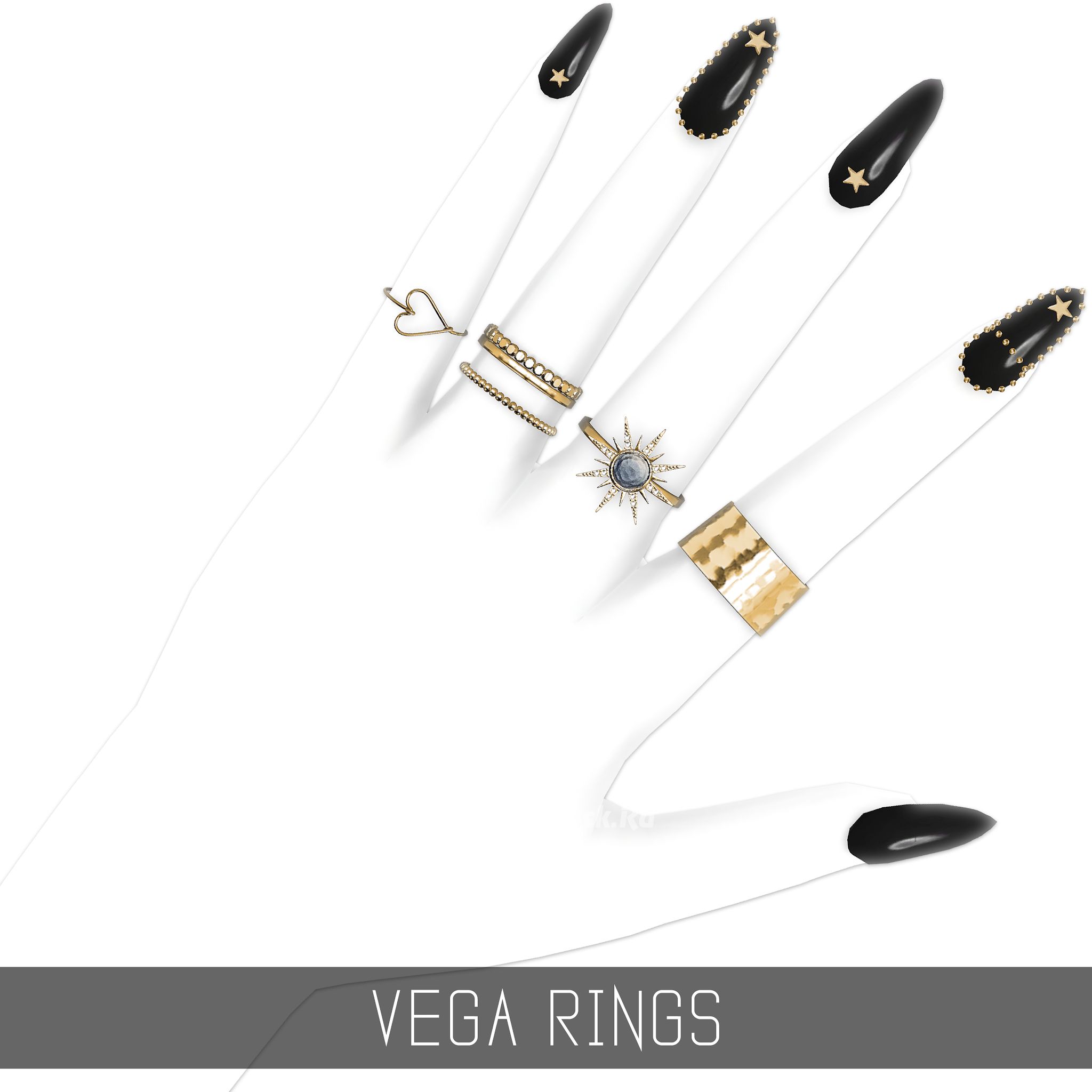 Комплект колец "VEGA RINGS"