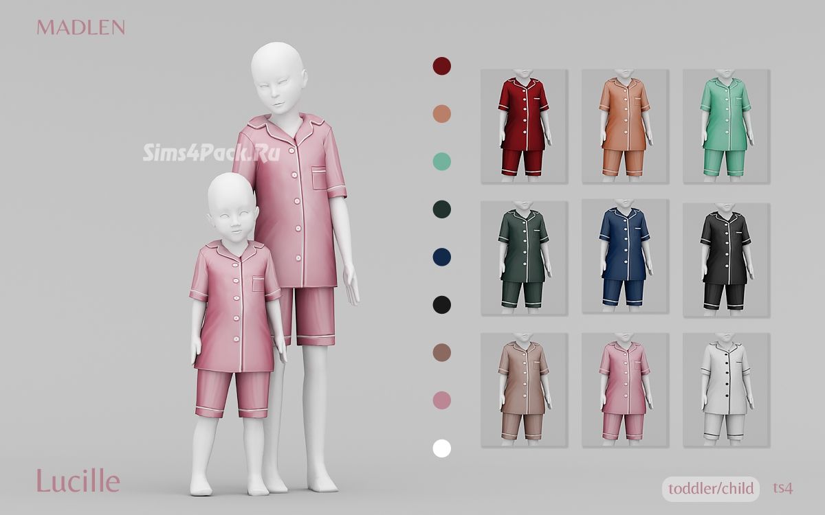 Пижама для детей и тоддлеров "Lucille Pyjamas"
