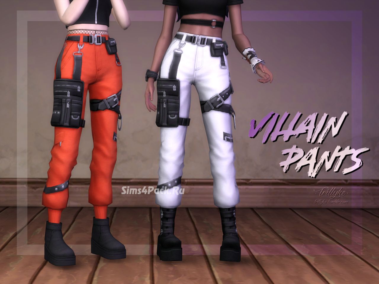 Женские штаны "VILLAIN PANTS"