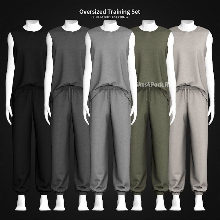 Мужской спортивный костюм "Oversized Training Set"