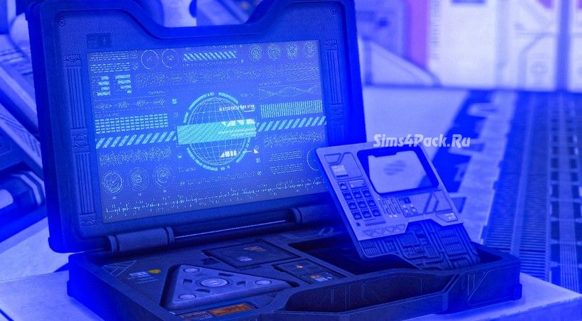 Декоративный ноутбук "SCIFI LAPTOP Commission Release"
