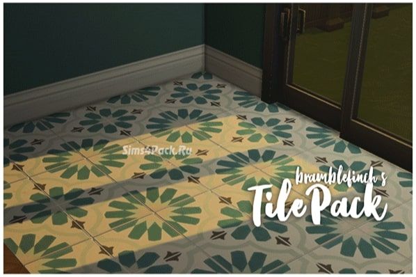 Напольная плитка "vintage tile pack"