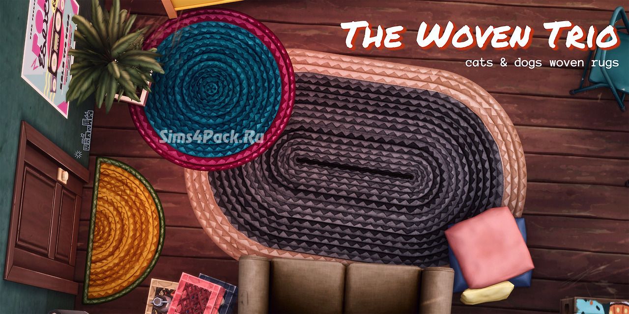 Набор ковров "THE WOVEN TRIO RUGS"