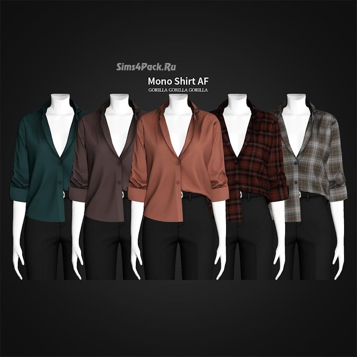 Женская рубашка "Mono Shirt AF"