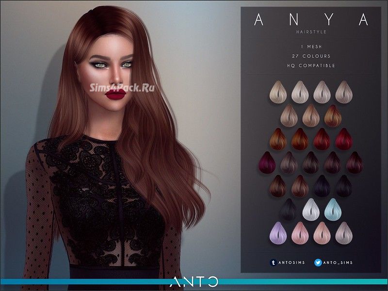 Женская прическа "Anya"